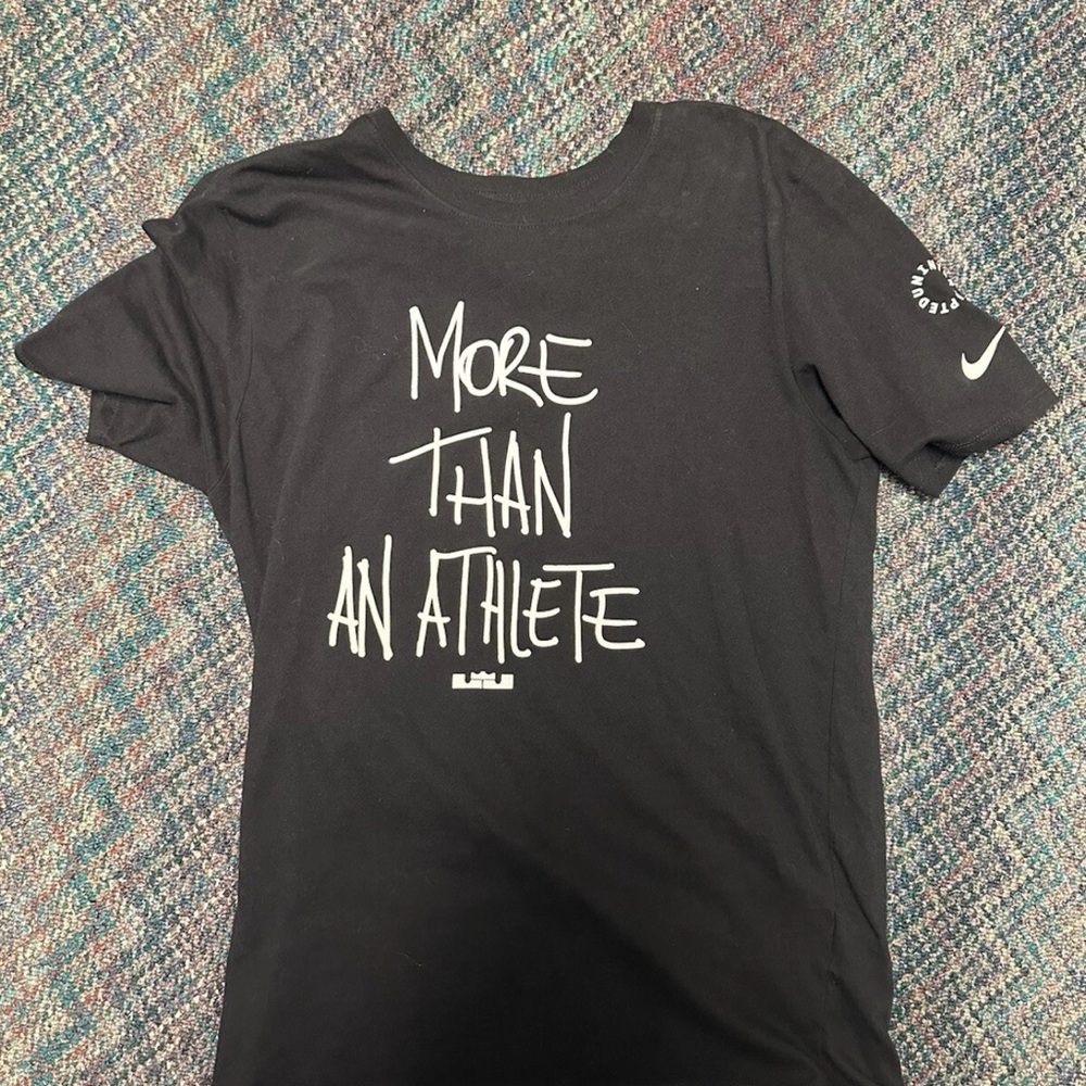 Nike LeBron More Than An Athlete Black Dri-Fit Tee